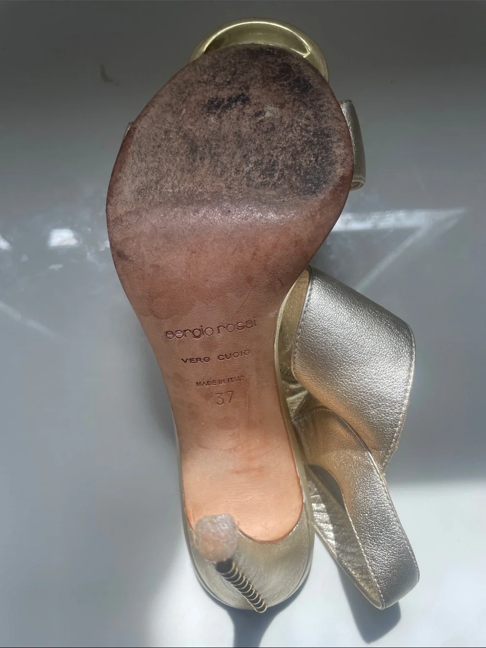 Sergio Rossi chic metallic